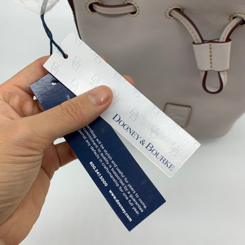 Dooney & Bourke Crossbody Florentine Leather Small Drawstring Purse - Picture 6 of 16